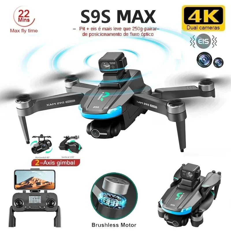 Drone Camera Wide Angle - NUOVO S9S MAX MINI Drone 4K