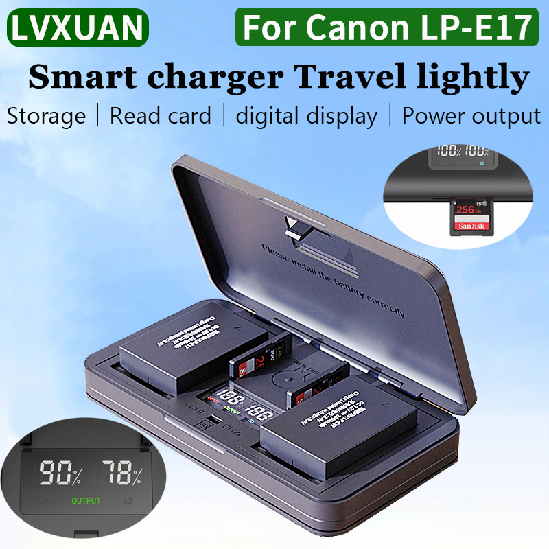 Canon Camera Eos R50 - LVXUAN LP-E17 Caricabatteria, Per Canon EOS