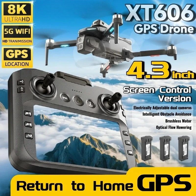 Drone Camera Night Vision - Miglior Offerta Drone XT606 MAX GPS