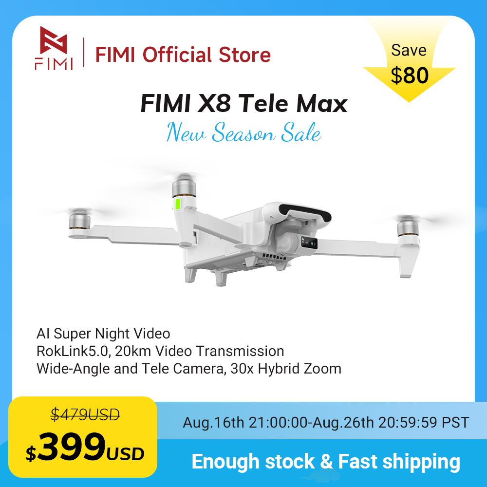 FIMI X8 Tele Max Nuovo Drone c - Drone Camera Wide Angle recensione e prezzo